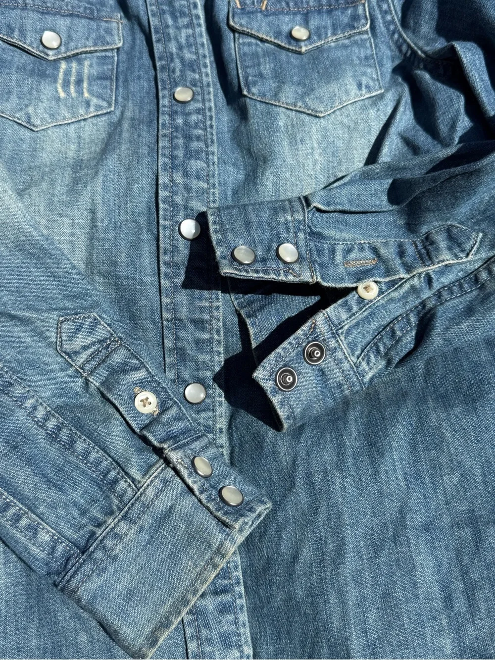 Ralph Lauren (heavy) Denim Shirt in Faded Blue